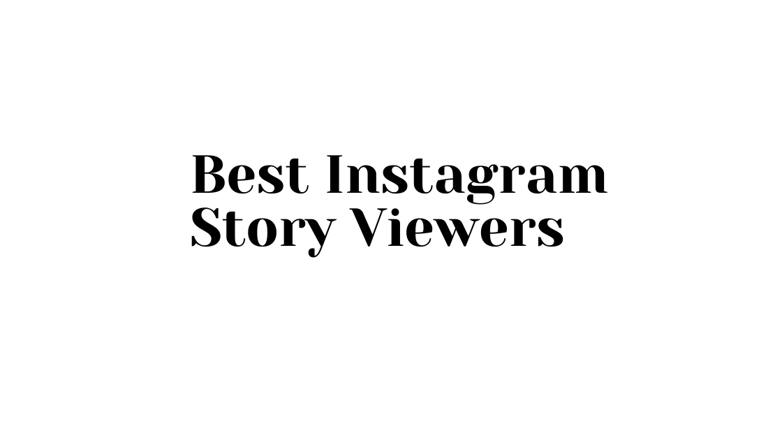 Best Instagram Story Viewers