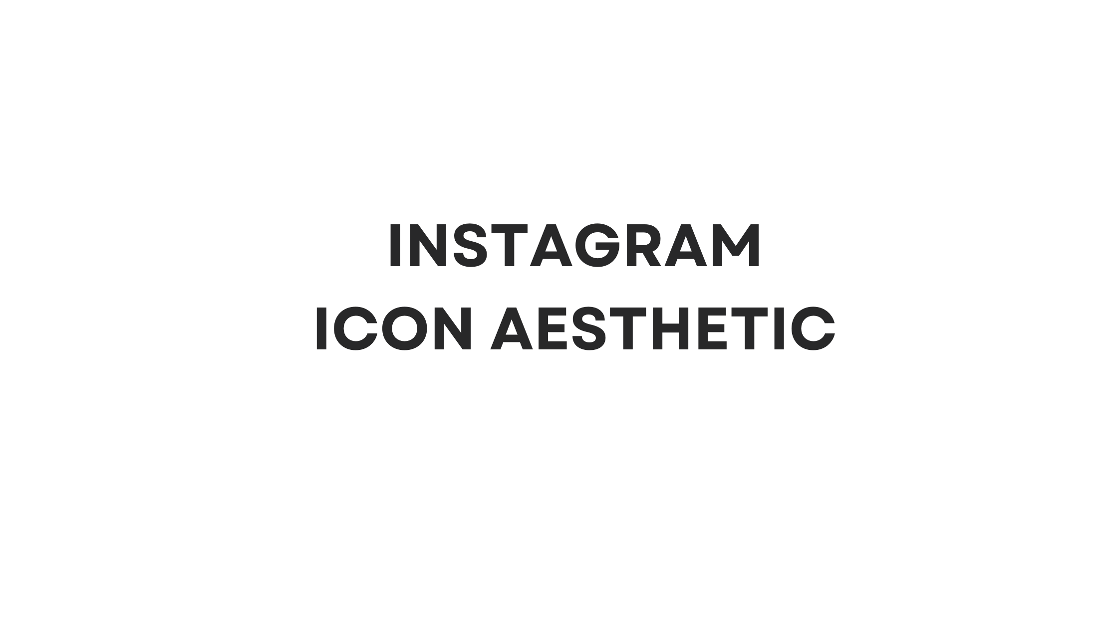 Instagram Icon Aesthetic