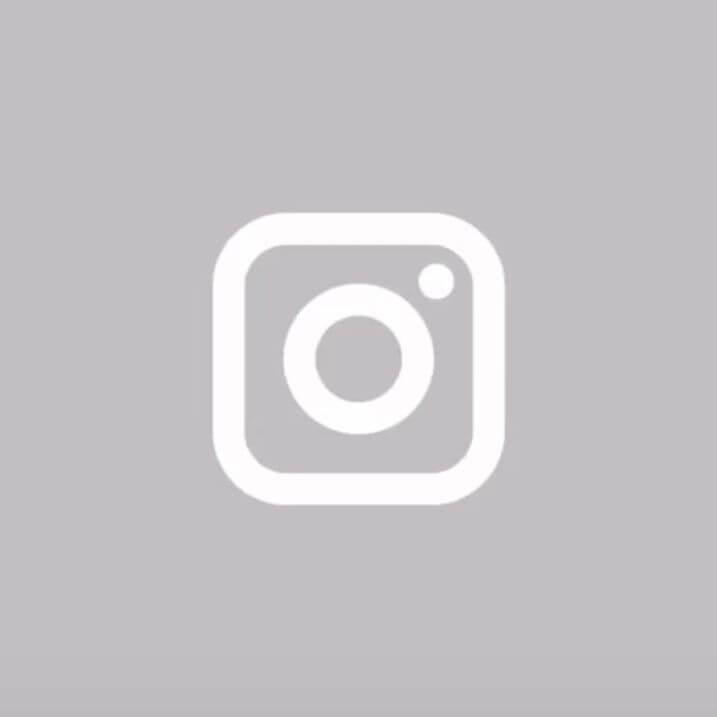Instagram Icon Aesthetic Grey